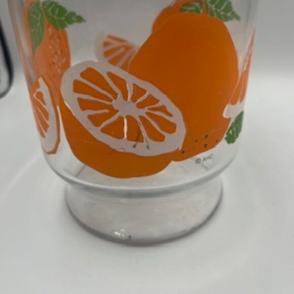 Vintage Anchor Hocking Orange Juice Carafe Pitcher Mid Century 1950s - Picture 2 of 10